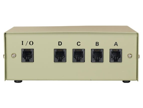 2-way RJ45 Manual Data Switch Box