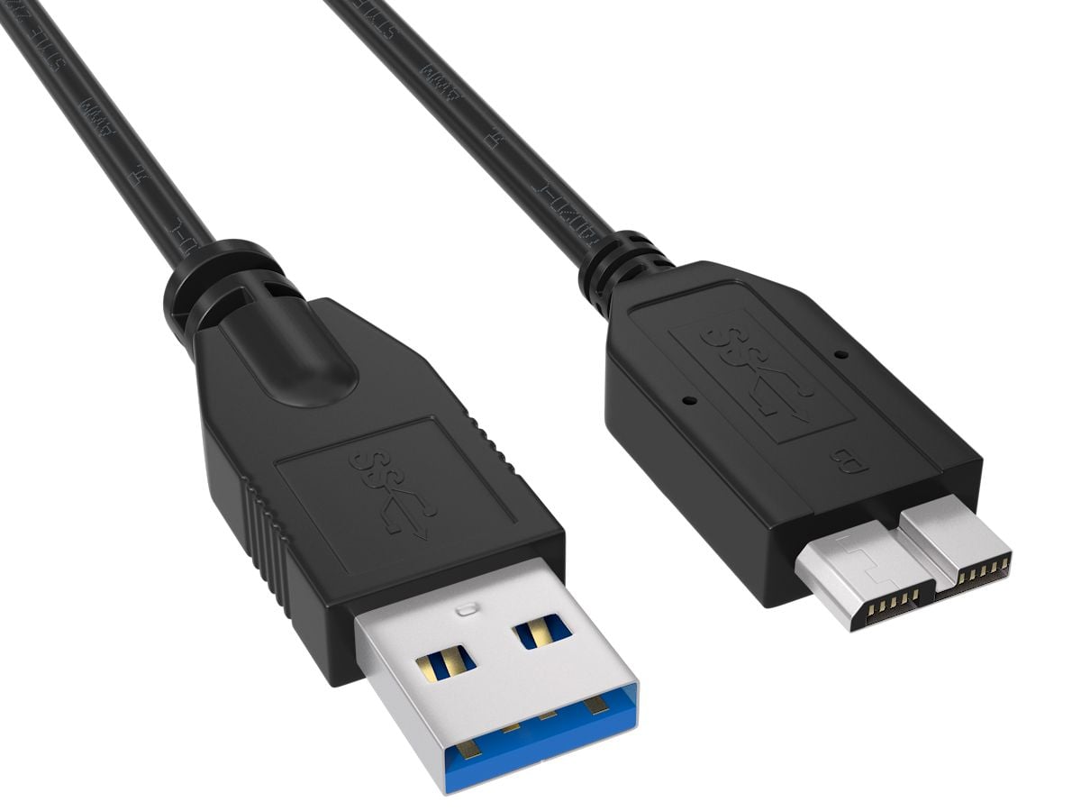 PremiumCord Câble D'Extension USB 3.0 2 M, Câble De Données SuperSpeed ​​Jusqu'à