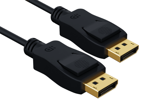 10ft Gold Plated Premium DisplayPort Male to Male Cable with Latches, Version 1.4 VESA Certified