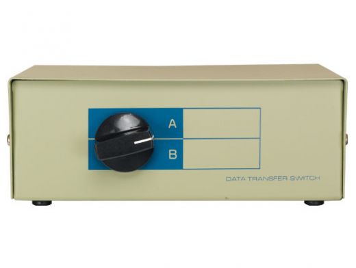 2-way DB9 Manual Data Switch Box, AB Female