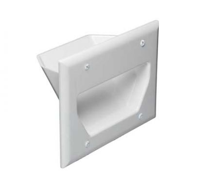 3-Gang Recessed Low Voltage Wall Plate