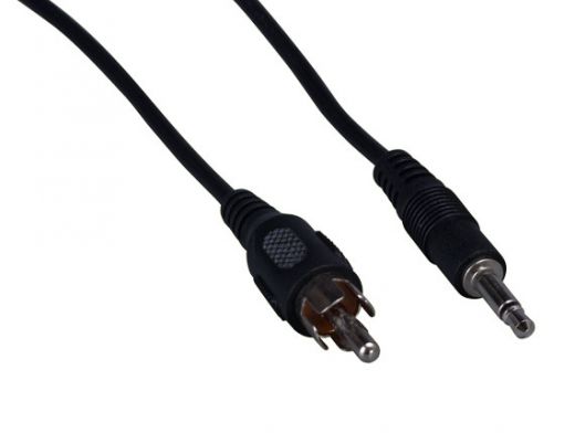 3.5mm Mono Male to RCA Male Audio Cable