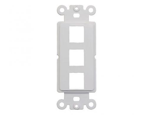 3-port Decorator Style Wall Plate