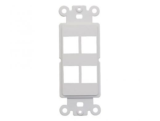 4-port Decorator Style Wall Plate