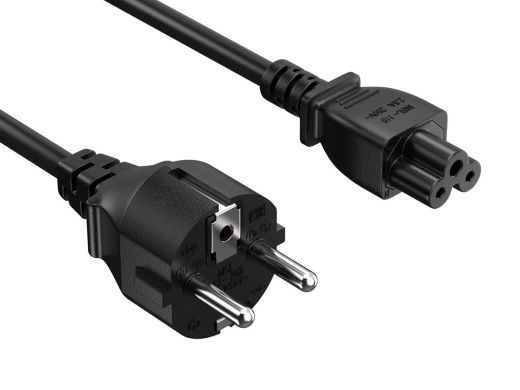 6ft European 3-Prong Notebook Power Cord CEE 7/7 to IEC320 C5