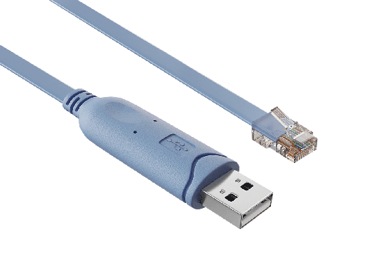 6ft USB to RJ45 Console Cable Blue