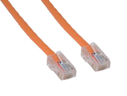 1ft Cat5e 350 MHz UTP Assembled Ethernet Network Patch Cable, Orange