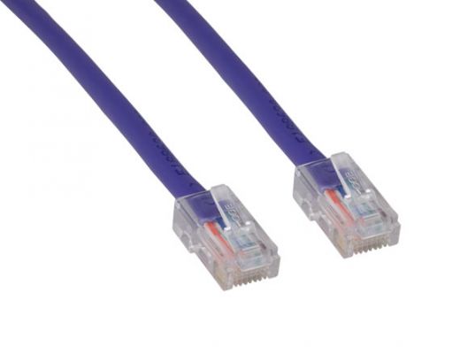 50ft Cat5e 350 MHz UTP Assembled Ethernet Network Patch Cable, Purple