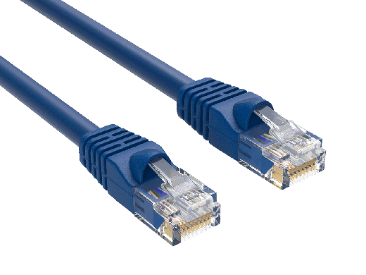 Cable Leader 2ft Cat6 550 MHz UTP Snagless Ethernet Network Patch Cable Blue