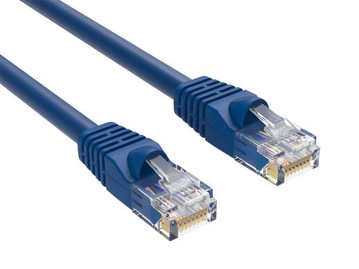 Cable Leader Cat6 550 MHz UTP Snagless Ethernet Network Patch Cable Blue