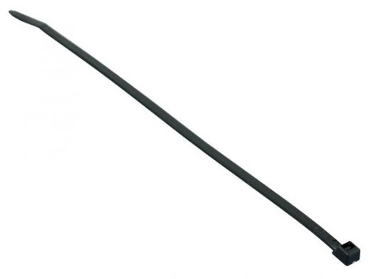 6in Cable Tie (30 lb.) 100pcs/Bag, UV Black