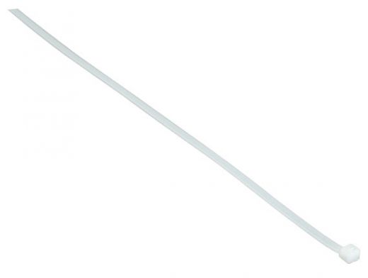 6in Cable Tie (30 lb.) 100pcs/Bag, UL, White Color