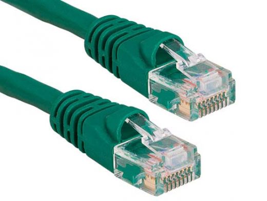 1ft Cat5e 350 MHz UTP Snagless Patch Cable, Green