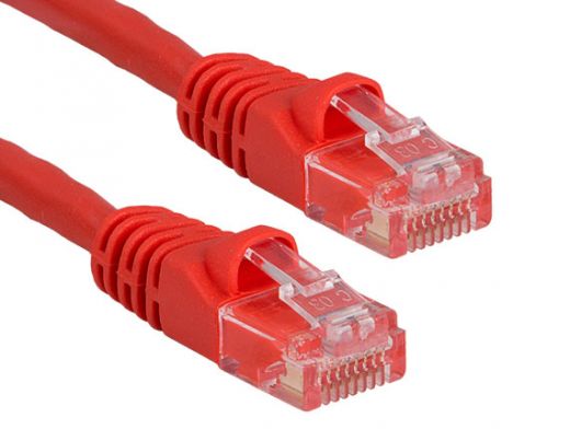 10ft Cat5e 350 MHz UTP Snagless Patch Cable, Red