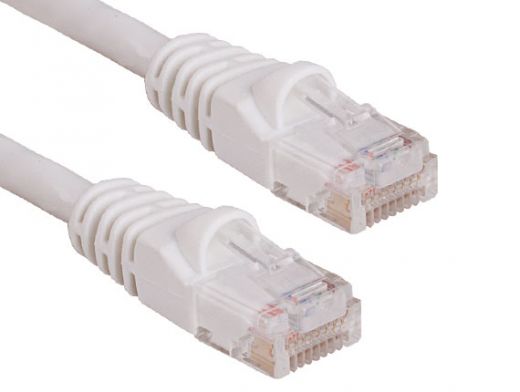 1ft Cat5e 350 MHz UTP Snagless Patch Cable, White