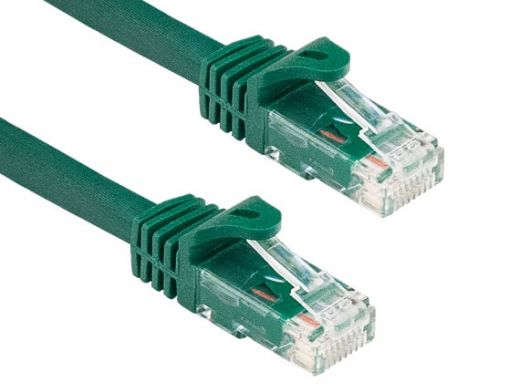 1ft Cat6a 600 MHz UTP Snagless Ethernet Network Patch Cable, Green