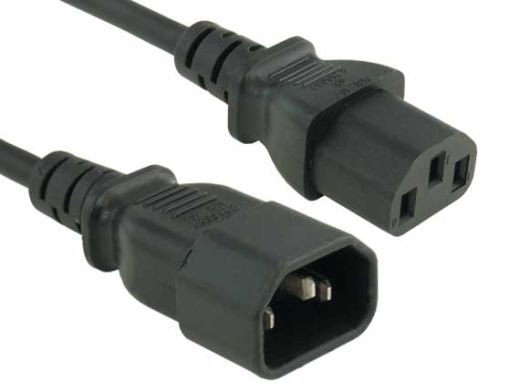 4ft Computer Power Extension Cord IEC320 C13 to IEC320 C14