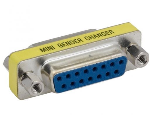 DB15 Female to Female Mini Gender Changer