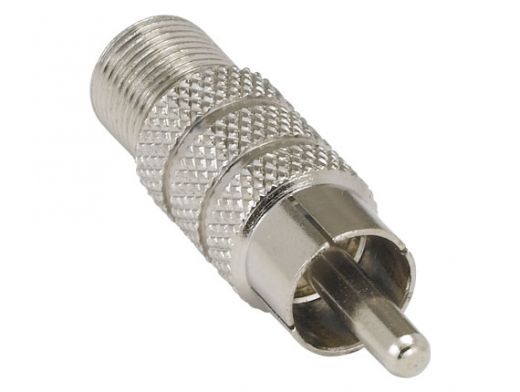 F Type Female to RCA Male Adapter
