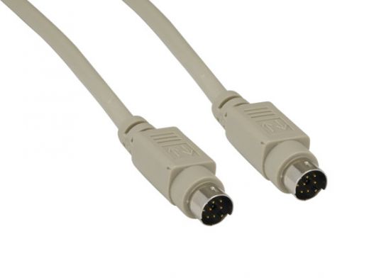 10ft Mini-DIN8 M/M Serial Cable