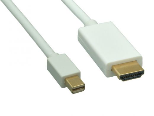 15ft Mini DisplayPort 1.2 to 4K HDMI Cable with Audio Support