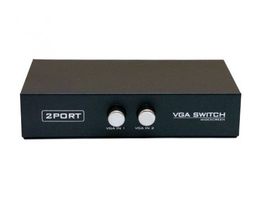 2 Port VGA HD15 Manual Data Switch Box