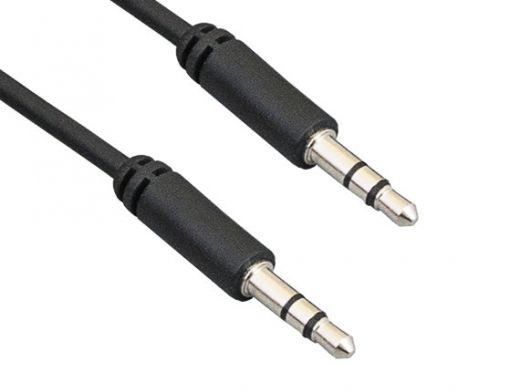 3ft 3.5mm Stereo Male to Male Audio Cable Slim Type