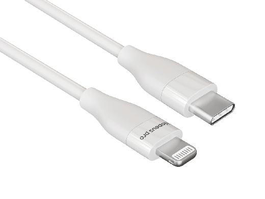 6ft USB-C to MFi Certified Lightning Charge/Sync Cable for Apple iPod, iPhone, iPad, White