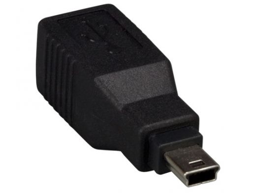 USB Type B Female to Mini B 5-pin Male Adapter