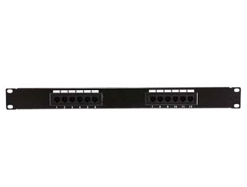 12-port Cat6 110 Type Patch Panel