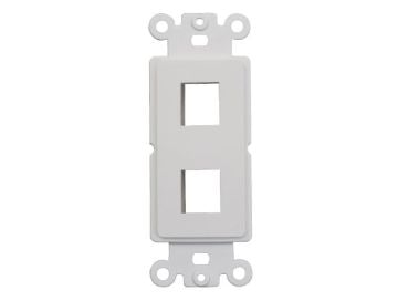 2-port Decorator Style Wall Plate
