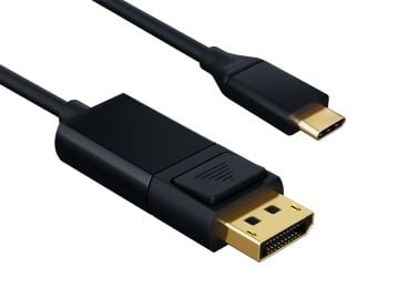 6ft USB 3.1 Type C to DisplayPort Cable, Male to Male, 4K Support, Black