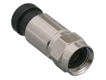 F Type Compression Connector for RG6 Cable-1