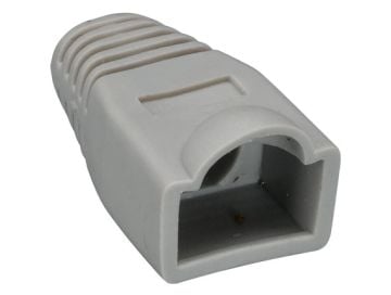 Cat6 RJ45 Gray Color Strain Relief Boot, 50pcs/Bag