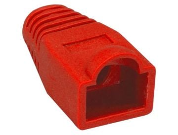 Cat6 RJ45 Red Color Strain Relief Boot, 50pcs/Bag