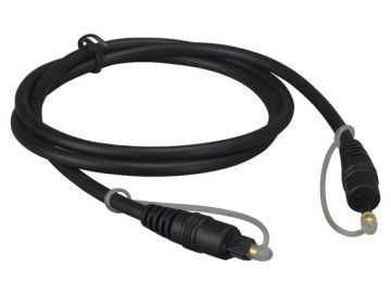 12ft Toslink Male to Mini-Toslink Male Fiber Optic Audio Cable, Molded Type