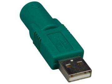 USB Type A Male to PS/2 6-pin Female Converter For Logitech