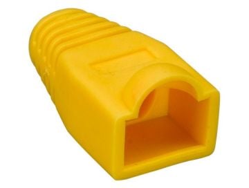 Cat6 RJ45 Yellow Color Strain Relief Boot, 50pcs/Bag