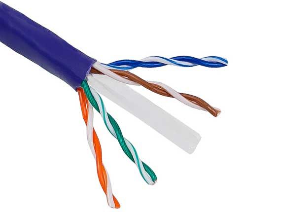 Cat6 Ethernet Cable, Stranded Copper, Orange, Pullbox 1000ft