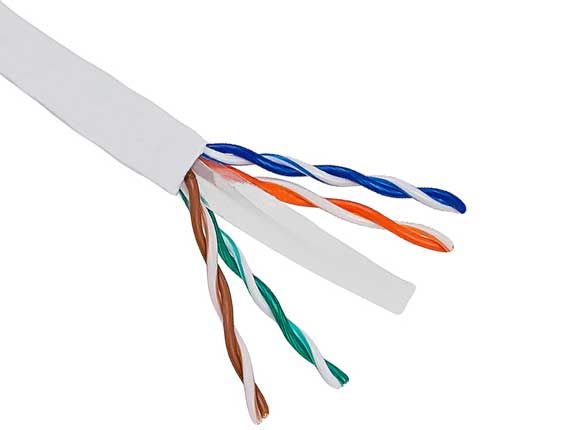 Cat6 Ethernet Cable, Stranded Copper, Orange, Pullbox 1000ft