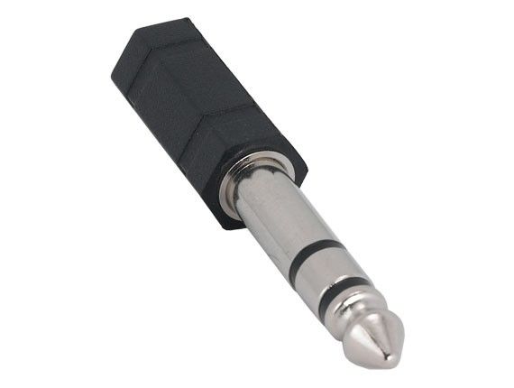 Female RCA - 6.3mm male jack stereo adapter