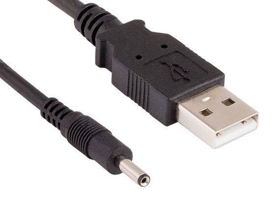 Tilintetgøre Normal Whirlpool 3ft USB 2.0 A Male to DC 3.5 mm / 1.35 mm Power Cable