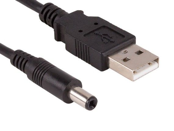 definitive voldgrav finansiere 3ft USB 2.0 A Male to DC 5.5 mm x 2.1 mm Power Cable | usb cable