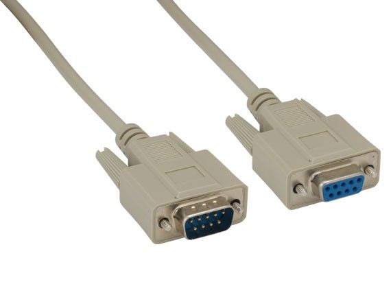 computer palm Bont 15ft DB9 M/F RS-232 Serial Extension Cable