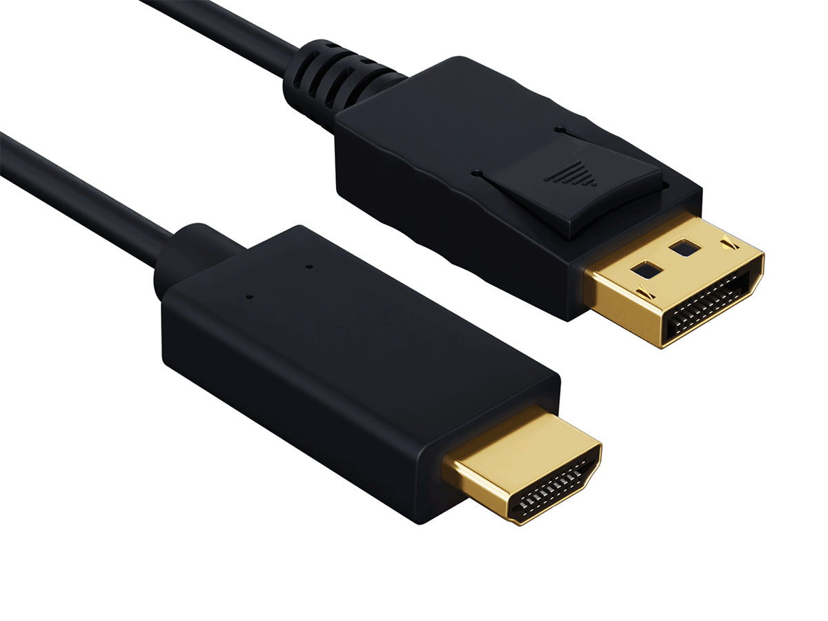 DisplayPort to HDMI, VGA, or DVI Adapter Converter, Adapters and Couplers