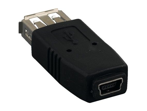 Faciliteter gøre ondt erektion USB Type A Female to Mini B 5-pin Female Adapter