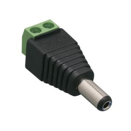 2.1mm x 5.5mm Male CCTV Power Plug Adapter