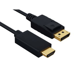 Gold Plated DisplayPort to HDMI Cable 3ft Cable Leader