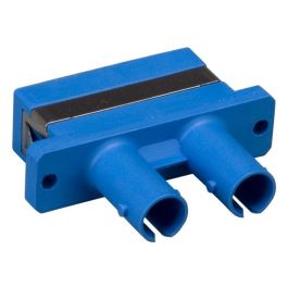 Multimode ST/SC Duplex Fiber Optic Adapter, Plastic Body