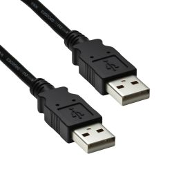 10ft USB A to A Cable USB 2.0 Type A Male to Male Data Transfer Black